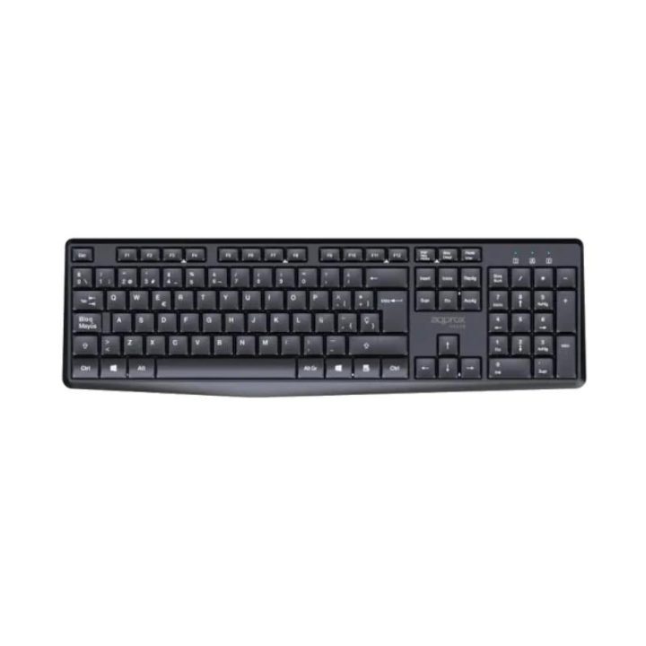 Approx! Teclado+raton inalamb X420B 1000DPI Negro (APPMX420B)