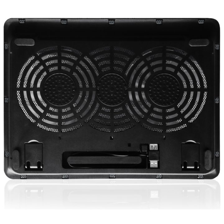 Ewent EW1256 base de arrefecimento 17" 1000 RPM Preto