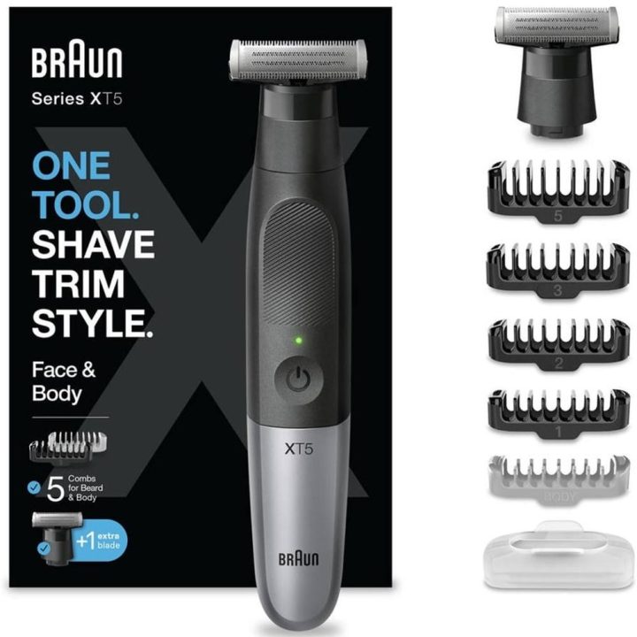 Máquina de barbear Braun xt 5110 aparador automático. 45m