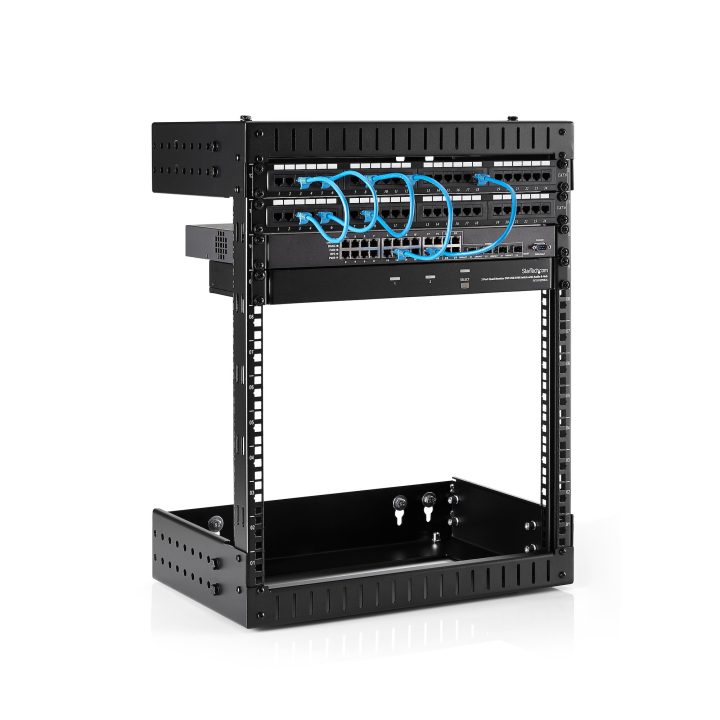 StarTech.com 12U Open Wall-Mount Server Rack - 19-Inch - 2-Post -…