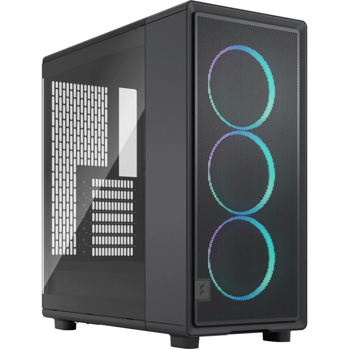 Fractal Design Fractal Epoch Black TG RGB Light Tint Case…