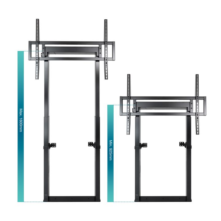 TooQ HIPERIÓN Fixed Floor/Wall Mount for 55"-100" Screens, Black