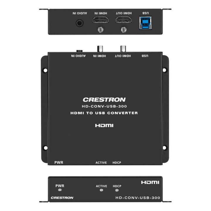 Conversor USB Crestron com entrada HDMI e áudio analógico…