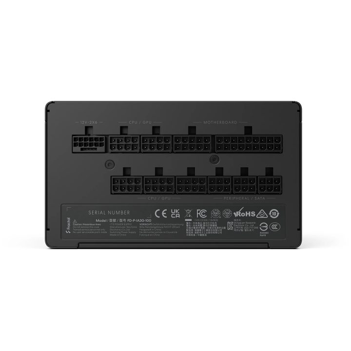 Fractal Design Power Supply Ion 3 80+ Gold Black (FD-P-IA3G-100)…