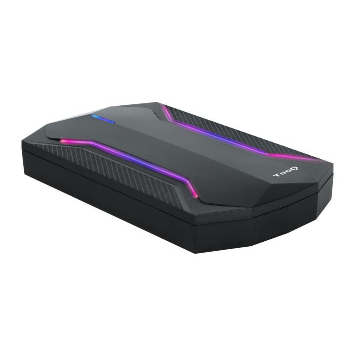 TooQ TQE-2599RGB External Hard Drive Enclosure HDD/SSD Case Black 2.5"