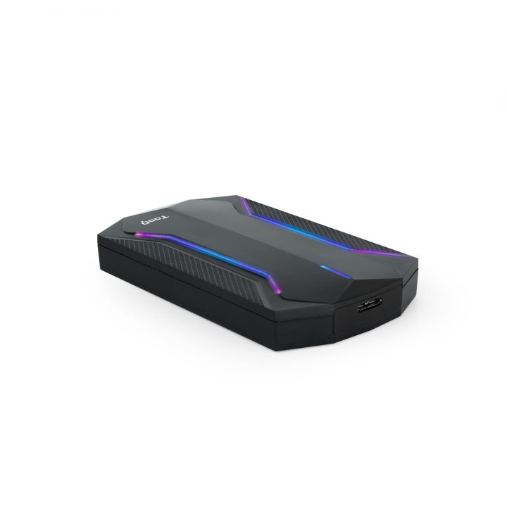 TooQ TQE-2599RGB External Hard Drive Enclosure HDD/SSD Case Black 2.5"