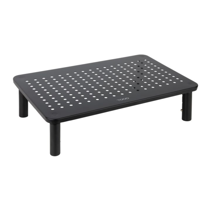 TooQ Suporte Elevador Multiusos para Monitor/Portátil, Preto