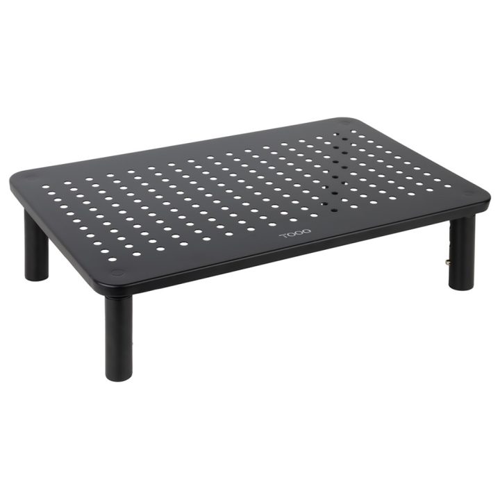TooQ Multi-Purpose Monitor/Laptop Riser Stand, Black
