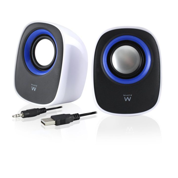 Ewent EW3513 1-way Speaker Black, Blue, White Wired 5 W