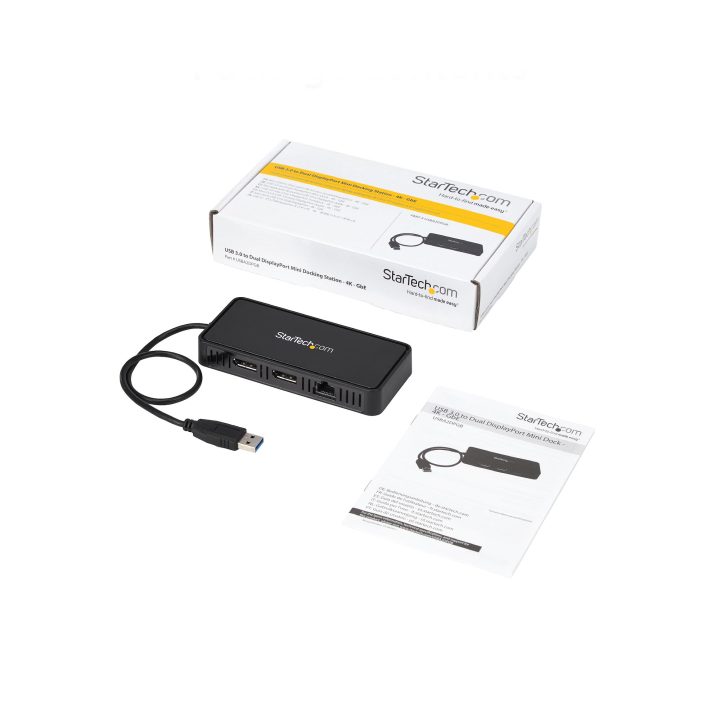 StarTech.com Mini Dock USB 3.0 - Estação de ancoragem USB-A para 2…