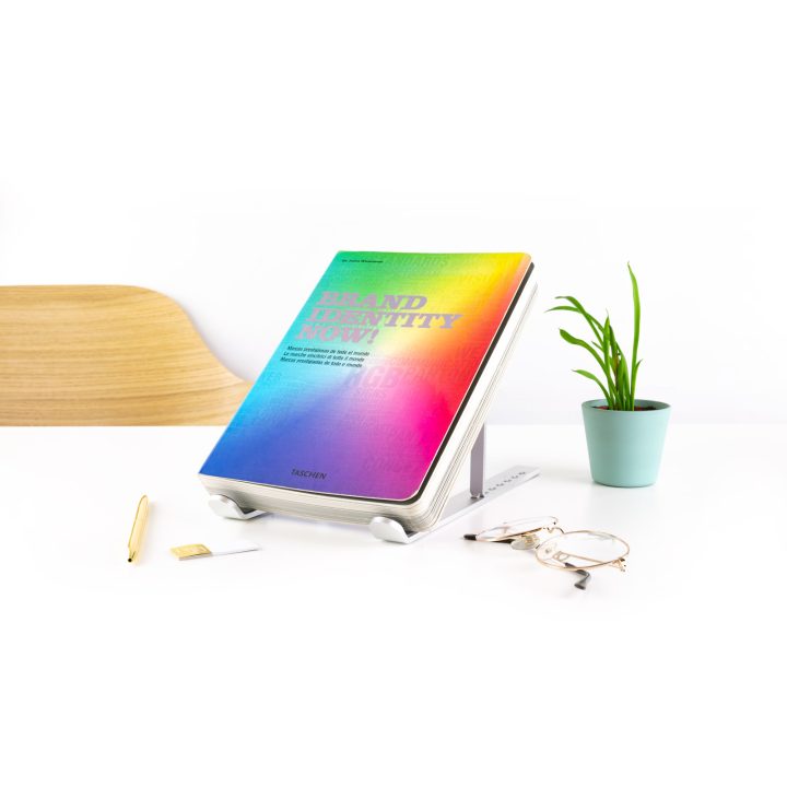 TooQ Laptop Stand for Laptops, Tablets, Phones and Books, Silver