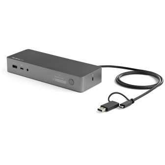 StarTech.com Universal Laptop Docking Station - Hybrid USB-C/-A Port…
