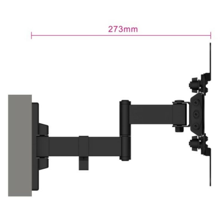 Ewent EW1522 suporte para TV 43" Preto