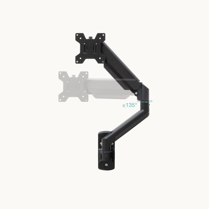 TooQ LP1334TNR-B 34" Wall Mount Monitor Stand Black