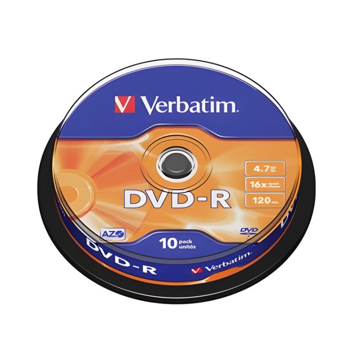 Verbatim DVD-R 4.7GB 16x caixa 10UDS (43523)