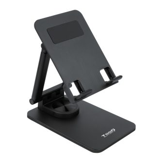 TooQ Soporte de Sobremesa Ajustable para Móvil o Tablet de hasta 12,9”