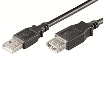 Ewent EC1011 USB Cable 1 m USB A Black
