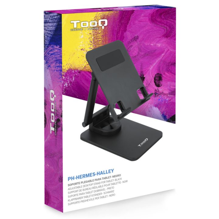 TooQ Suporte de Mesa Ajustável para Telemóvel ou Tablet até 12,9”