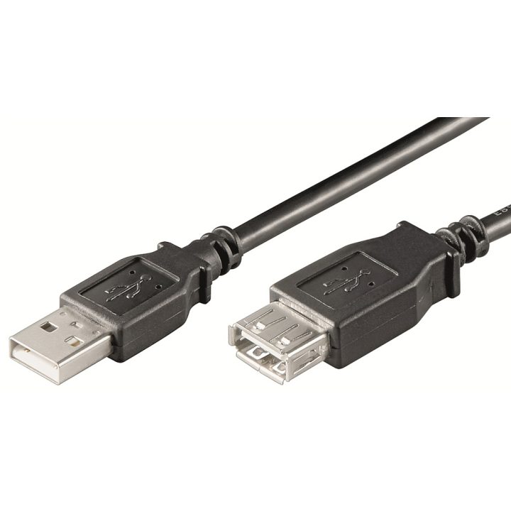 Ewent EC1011 USB Cable 1 m USB A Black
