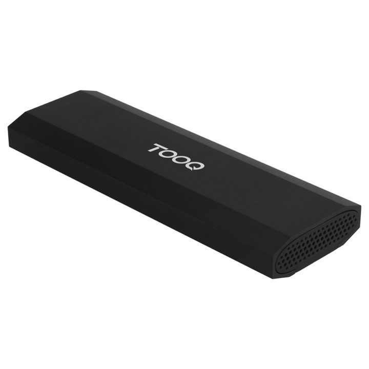 TooQ Caixa Externa para SSD M.2 NVMe PCIe, Preta