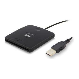 Ewent EW1052 lector de tarjeta inteligente USB USB 2.0 Negro
