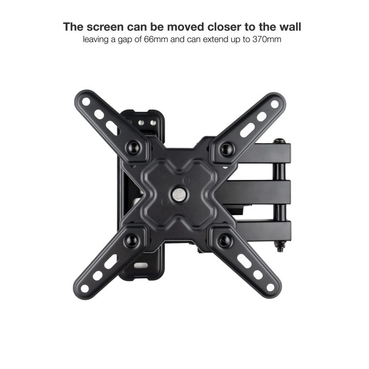TooQ Wall Mount for 13"-43" Screens, Black