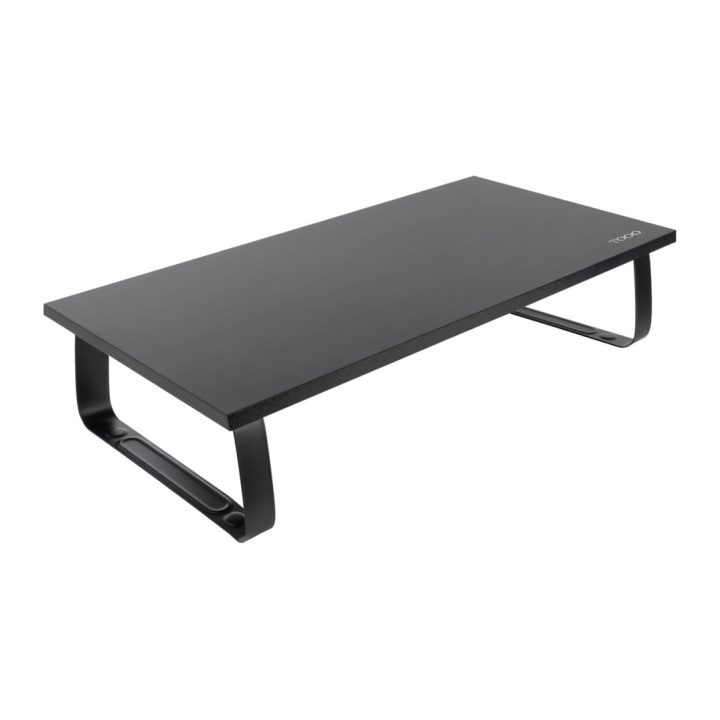 TooQ Multi-Purpose Monitor/Laptop Riser Stand, Black