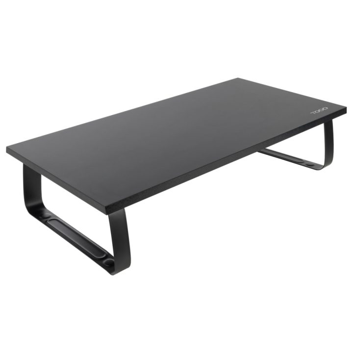 TooQ Multi-Purpose Monitor/Laptop Riser Stand, Black