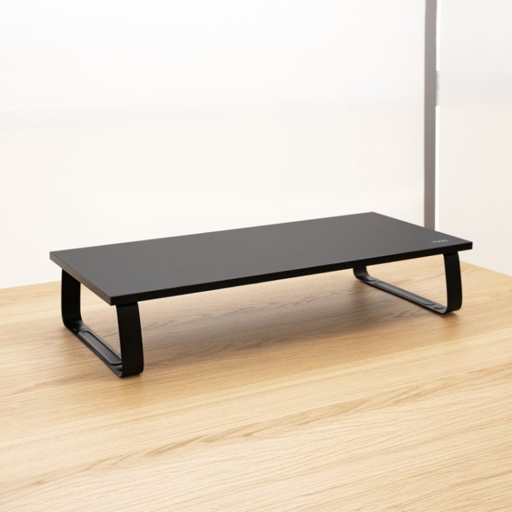 TooQ Suporte Elevatório Multiusos para Monitor/Portátil, Preto
