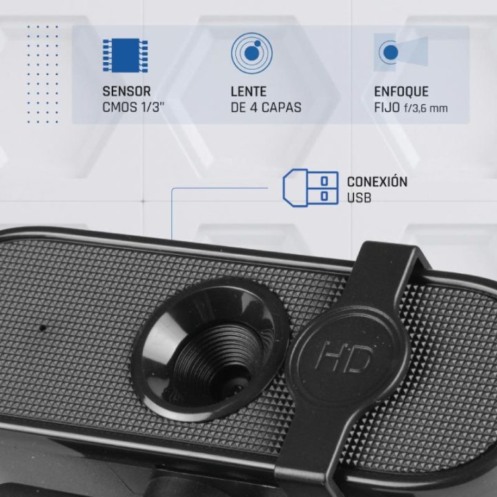 Webcam USB FHD 1080p iggual WC1080 Quick View