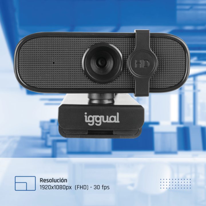 iggual Webcam USB FHD 1080p WC1080 Quick View