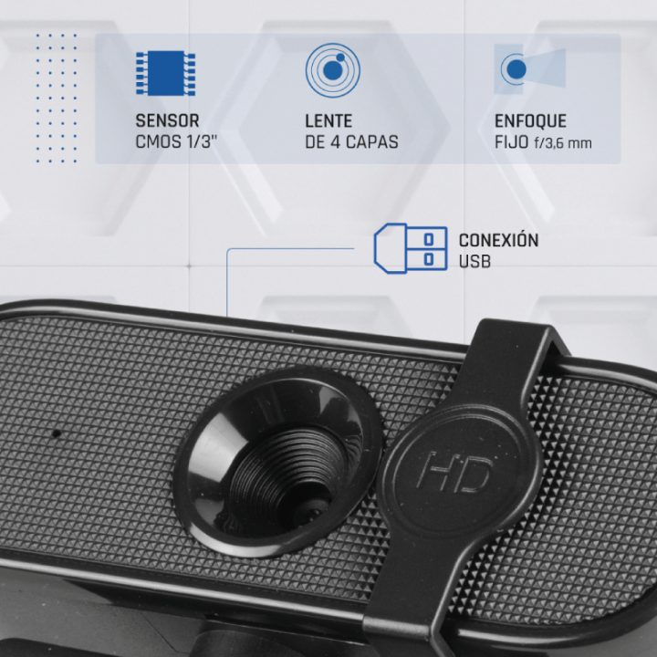 Webcam USB FHD 1080p iggual WC1080 Quick View