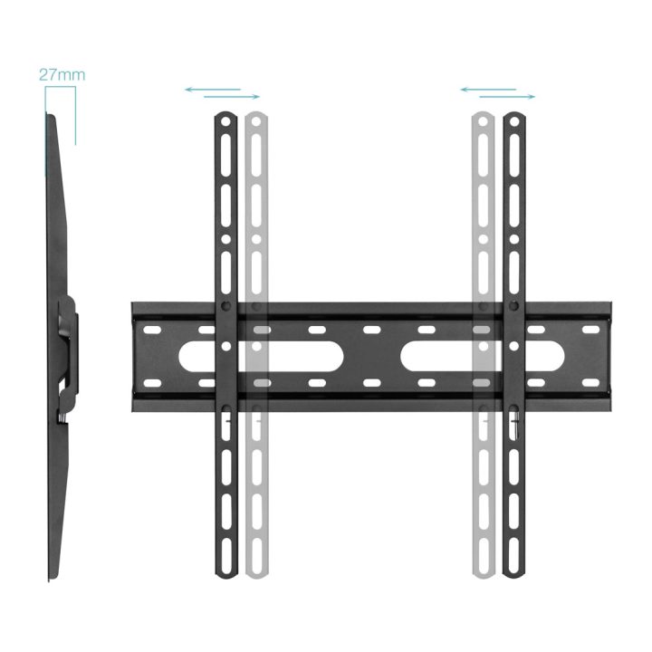 TooQ Suporte de Parede Fixo para Ecrãs 32"- 70", Preto