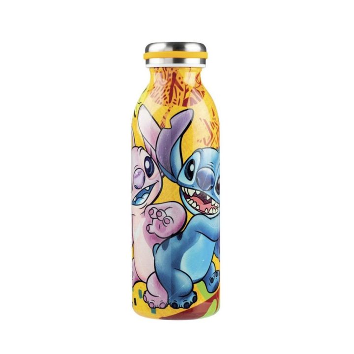 Enesco Stitch & Angel Yellow Water Bottle 500 ml (122068)