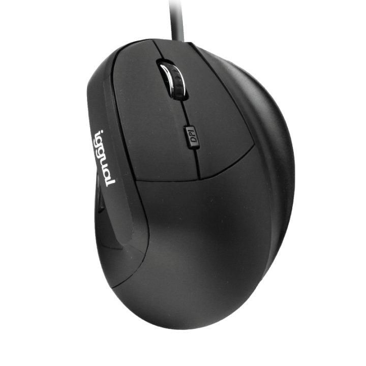 iggual Ratón ergonómico vertical USB ERGO-V