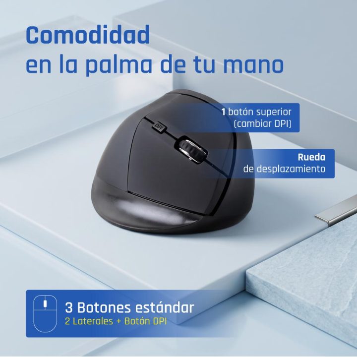 iggual Rato ergonómico vertical USB ERGO-V