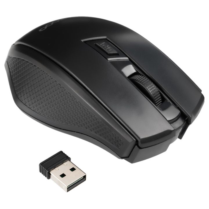 TooQ Wireless Mouse, 1600 DPI, 4 Buttons, Black