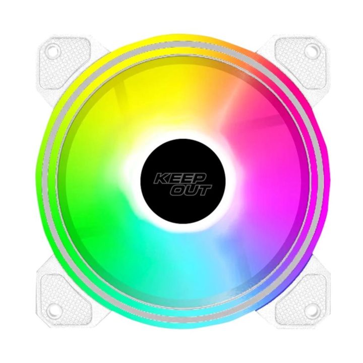 Keep Out XFC-120DRW ARGB 120mm White Case Fan