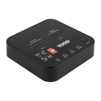 TooQ USB-C 3.2 Gen 2 Dual Bay Docking Station for M.2 NGFF/NVMe SSDs…