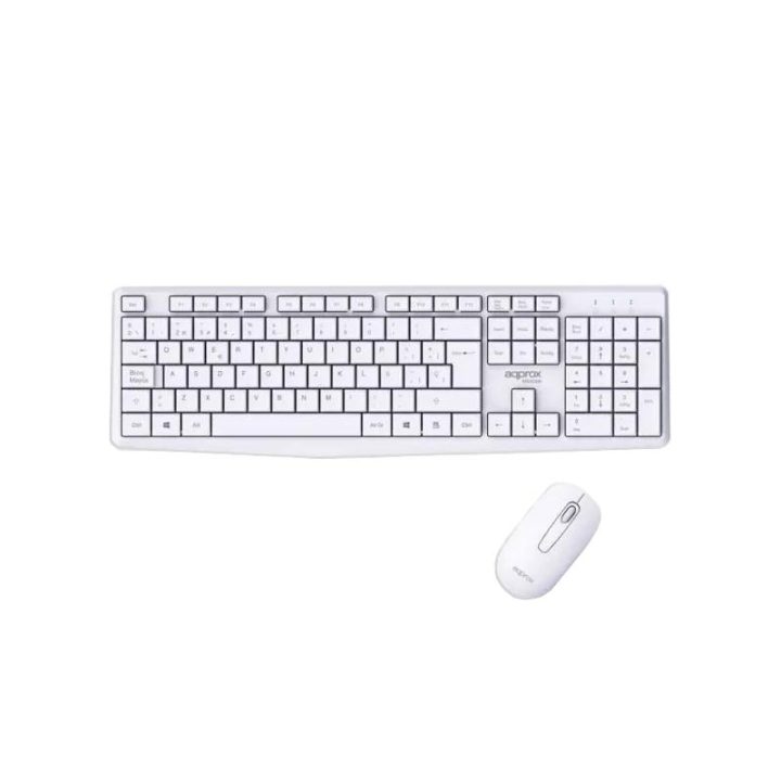 Approx! Teclado+rato sem fios X420W 1000DPI Branco (APPMX420W)