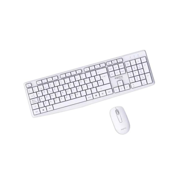 Approx! Teclado+raton inalamb X420W 1000DPI Blanco (APPMX420W)