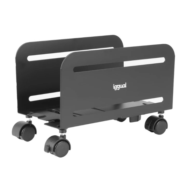 iggual SOP2 Metal CPU Stand with Wheels