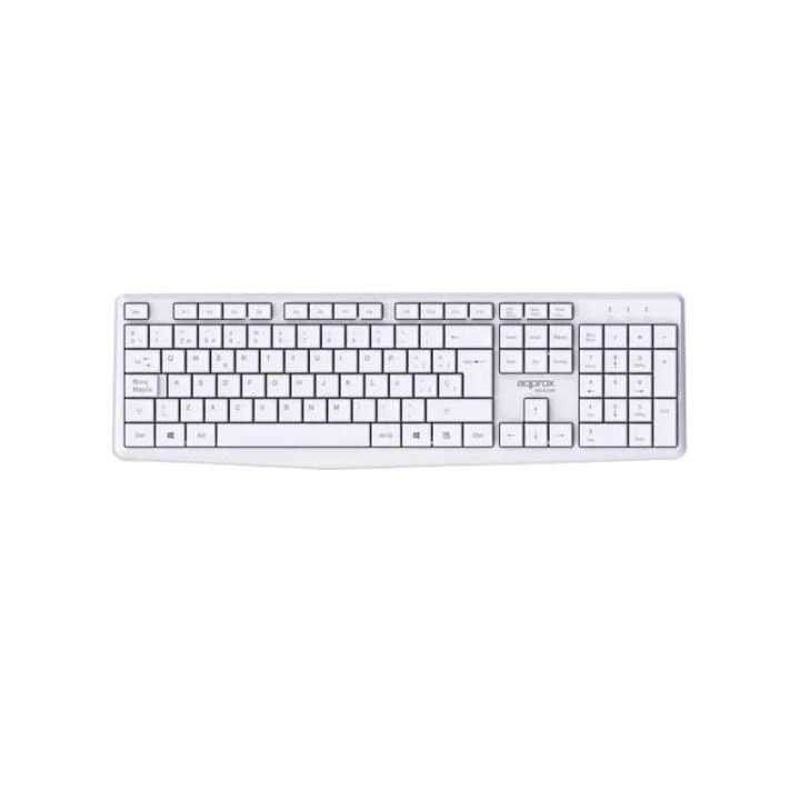 Approx! Teclado+raton inalamb X420W 1000DPI Blanco (APPMX420W)
