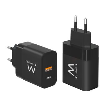 Ewent EW1327 cargador de dispositivo móvil Universal Negro Corriente…