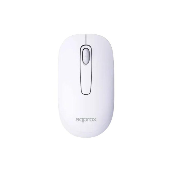 Approx! Wireless Keyboard + Mouse X420W 1000DPI White (APPMX420W)
