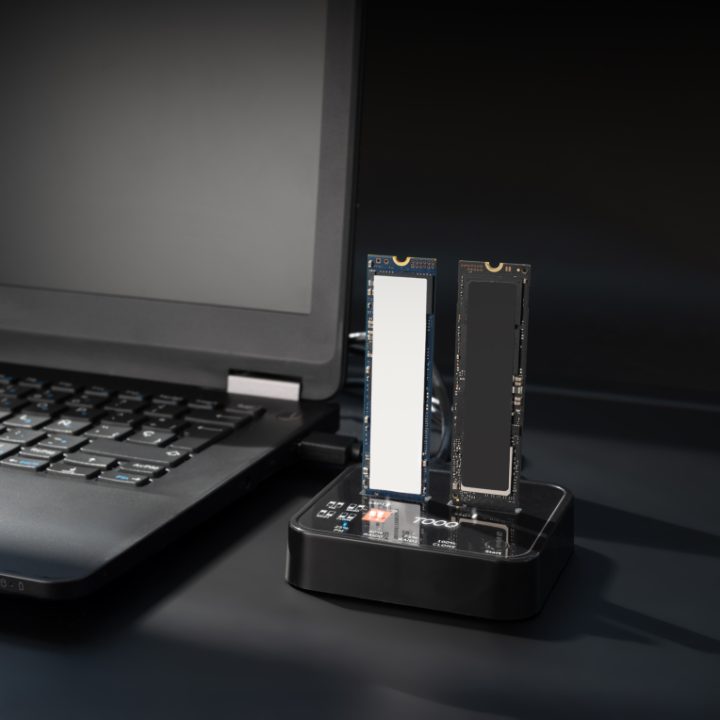 TooQ Docking Station USB-C 3.2 Gen 2 Dual Bay para SSD M.2 NGFF/NVMe…