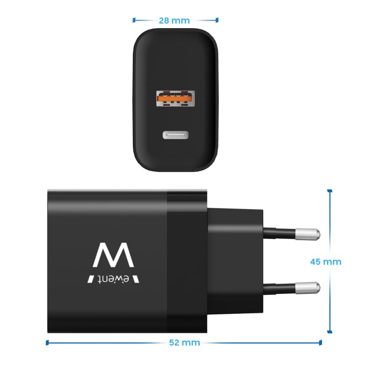 Ewent EW1327 cargador de dispositivo móvil Universal Negro Corriente…