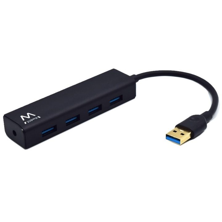 Ewent EW1136 hub de interface USB 3.2 Gen 1 (3.1 Gen 1) Type-A 480…