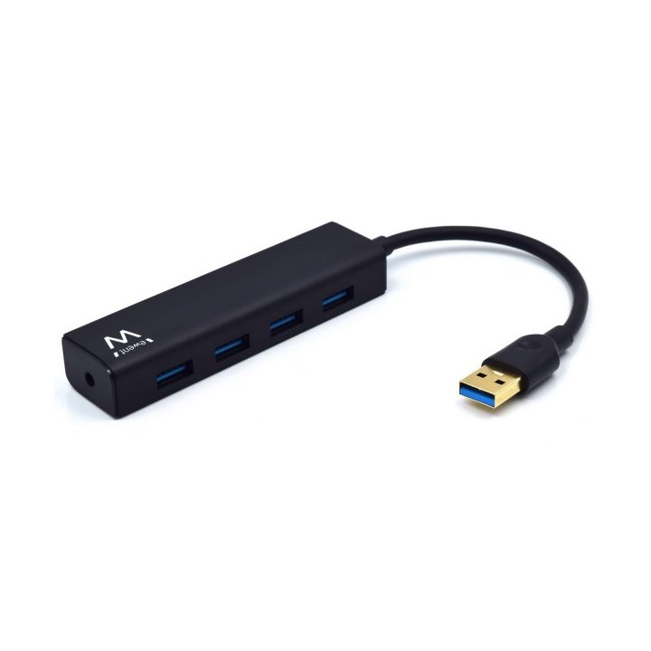 Ewent EW1136 USB 3.2 Gen 1 (3.1 Gen 1) Type-A 480 Mbit/s Hub Black