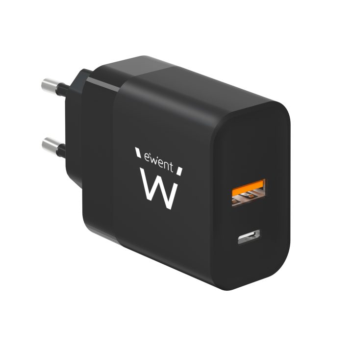Ewent EW1327 cargador de dispositivo móvil Universal Negro Corriente…